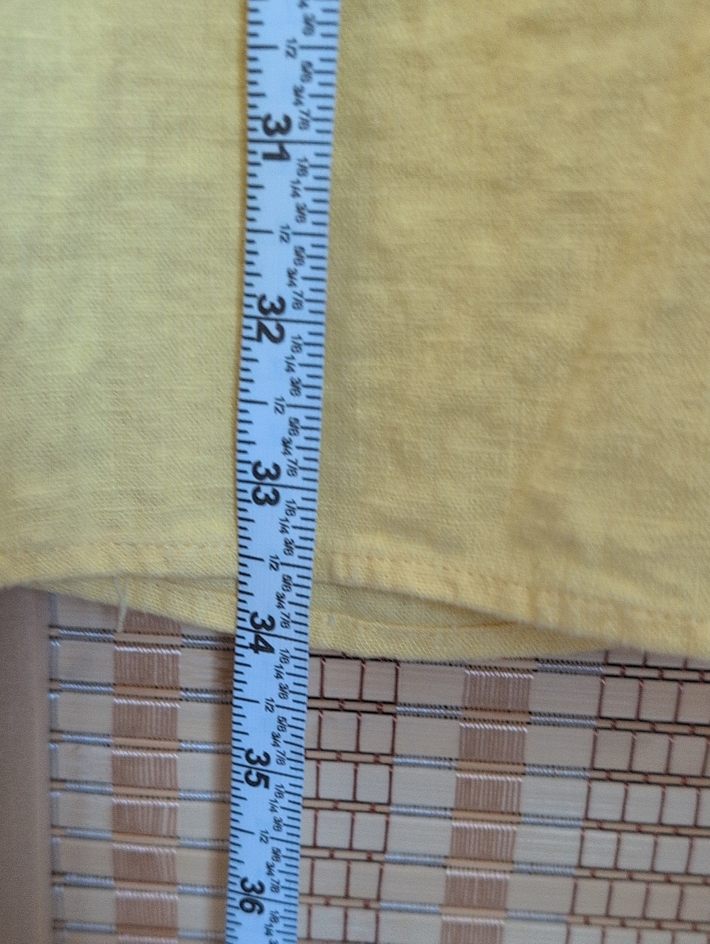 Liz Claiborne Yellow A-Line Linen Maxi Skirt With Pockets - Picture 5 of 7